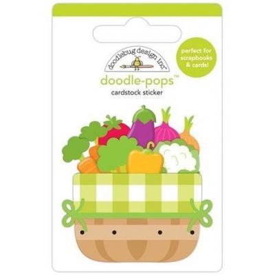 Doodlebug Farmers Market Doodle-Pops Sticker - Harvest Time